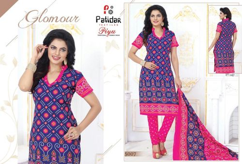 PATIDAR PIYU VOL-5 - Cotton Fabric, 2.5+2+2.25 Meter Set of 20 Pieces | Breathable, Quick Dry, Washable, No Fade