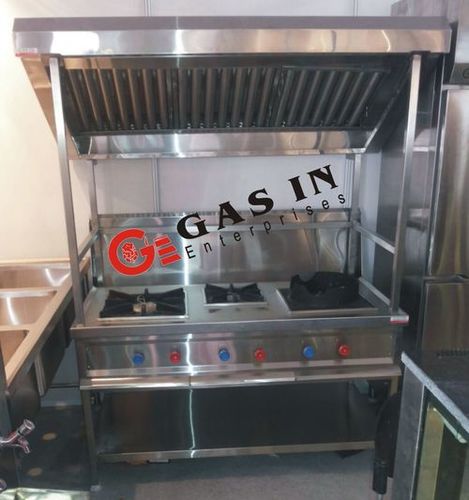 3 Burner Chinese Gas Range