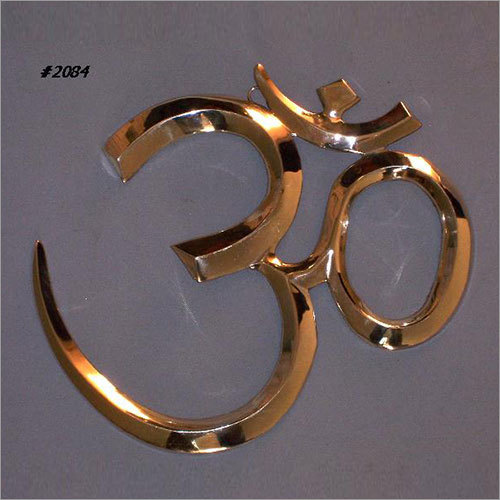 Brass Om Wall Hanging