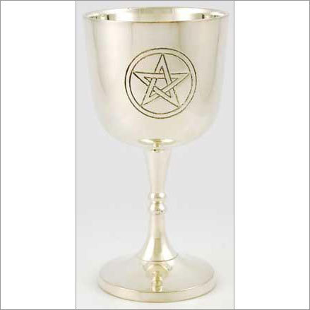 Silver Plated Brass Goblet