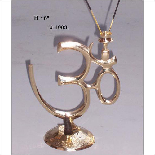 Brass Om Incense Burner