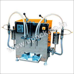 Semi Automatic Twin Head Liquid Filling Machine