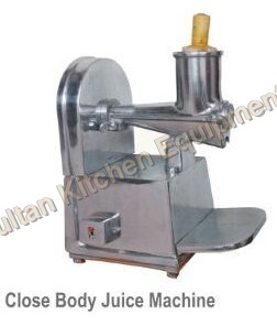 Close Body Juice Machine - Stainless Steel, 220-240 Volt | Silver Finish For Restaurants, Hotels And Juice Shops, 1 Year Warranty
