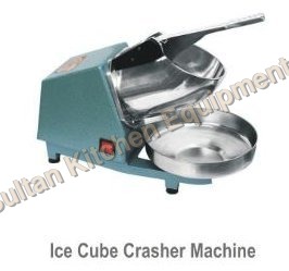 Ice Cube Crusher Machine - Stainless Steel , Silver and Gray Finish, 1-Year Warranty for Restaurants and Hotels