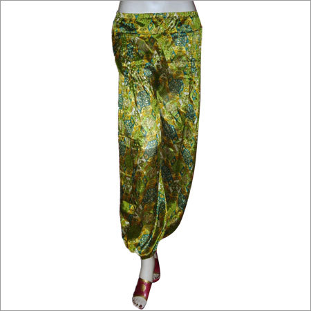 Polyester Silk Harem Trouser