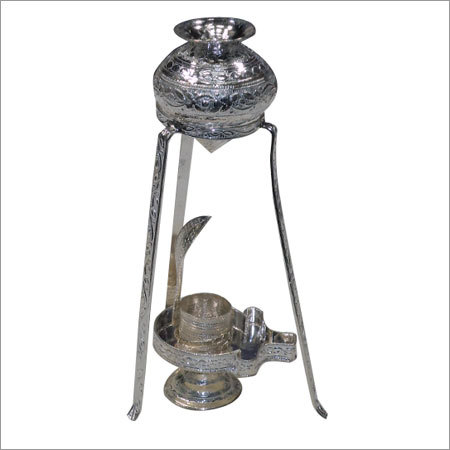 Silver Shiv Ling Full