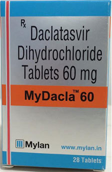 Mydacla - 60 MG Daclatasvir Dihydrochloride Tablets | Effective Treatment for Hepatitis C Genotype 3, Suitable for Adults and Teens
