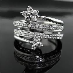 Silver Dimond Ring