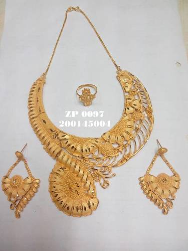 Golden Designer Necklace Set