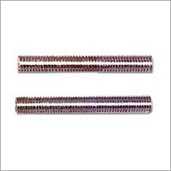 Silver Industrial Threaded Bars