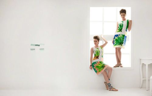 SPLASH-2 - Cotton Blend, 36 Inches, Green | Stylish Design, Comfortable Fit, Western Kurti, Leaf Print
