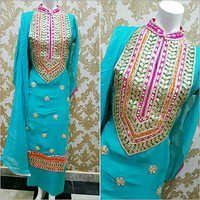 Green Georgette Suit
