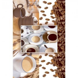 Digital Glossy Tile Coffee Beans