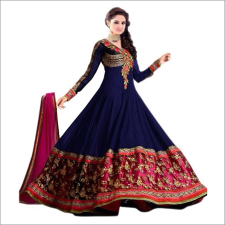 Blue Anarkali Suits