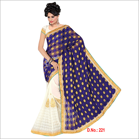 Raw Silk Designer Saree