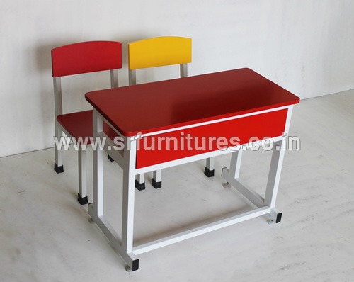 Easy To Clean College Two Seater Desk