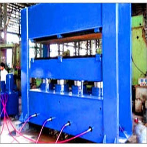 Electric Hydraulic Press Machine - Fully Welded Thick Plate Steel, Standard Size, Blue Color, 415-440 Volt Power Source | Enhanced Durability, Robust Design, High Strength, Less Maintenance