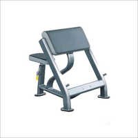 Seated Preacher Curl - Foam & Steel, 50x40x100 Cm, Gray | Durable, Ergonomic Design, User Friendly, Impeccable Performance, Negligible Maintenance