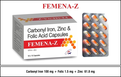 Carbonyl Iron + Folic Acid + Zinc