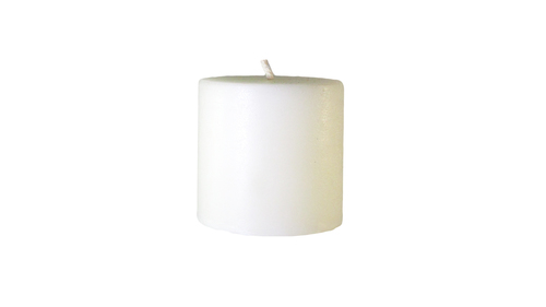White pillar Candle