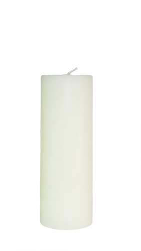 Wite Pillar Candle Scented