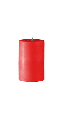 Red Pillar Candle