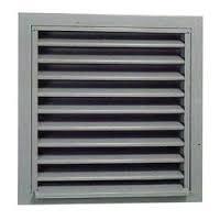 Louvers - Aluminum or Galvanized Steel, Manual Operation, High Air Flow Capacity | Durable, Humidity Resistant, Silent Operation, Wall-Mounted, Passive Airflow Technology