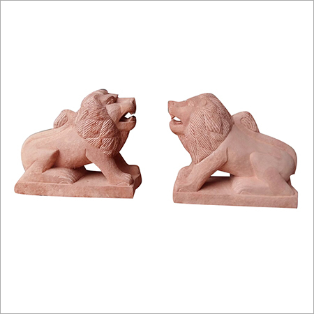 Red Stone Lions