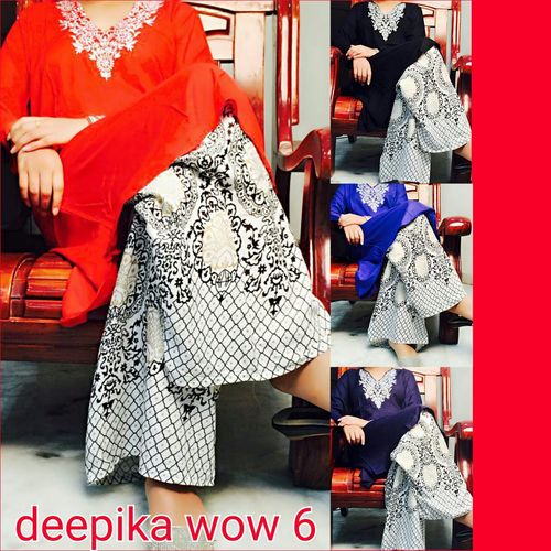 Deepika wow rayon top with plazoo