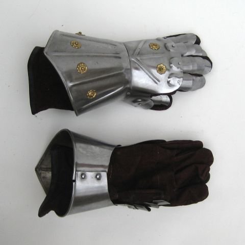 Medieval Steel Gauntlets
