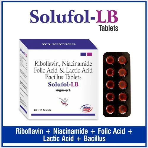 Riboflavin + Folic+ Vita B1 + Lactic Acid Bacillus
