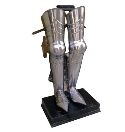 Steel Medieval Armor Leg Guard By Nautical Mart Inc.
