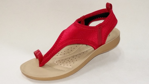 Pu Ladies Printed Slippers