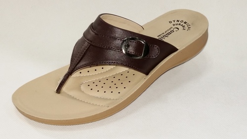 Ladies Fancy Pu Slipper