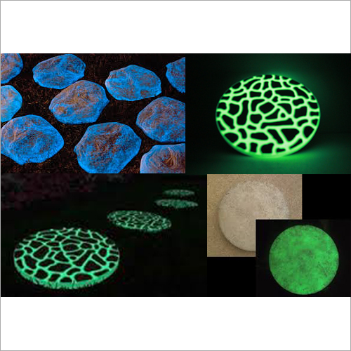 Glow in the dark stepping stone