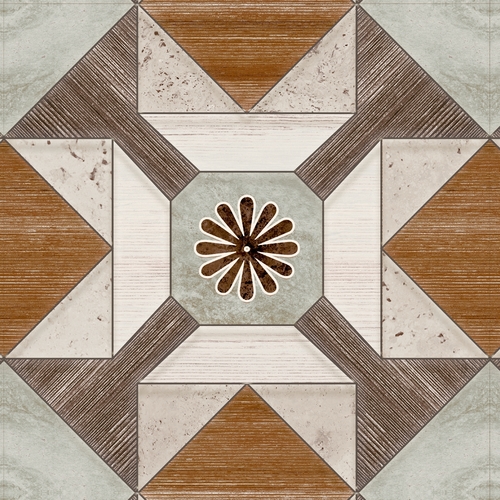 Floor Series Digital Tile - Ceramic 300x300 mm Brown, Abrasion Resistant, Smooth Glazing, Flexural Strength >29 N/mm