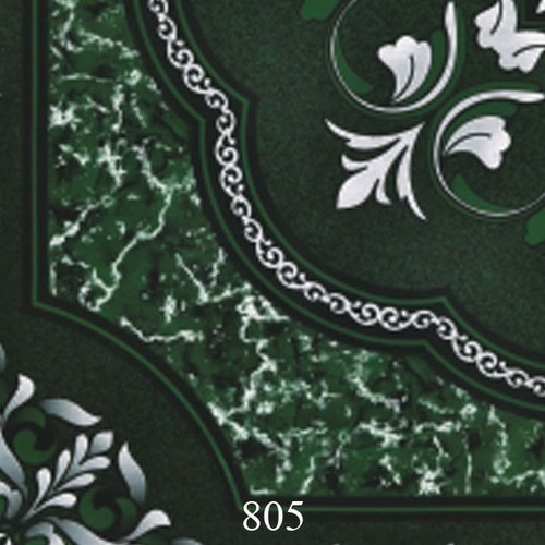 Black Glossy Printed Floor Tiles