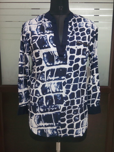Polyester Printed Blouse