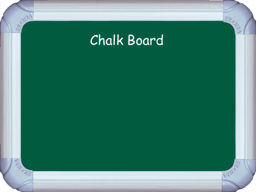 White Green Magnetic Board