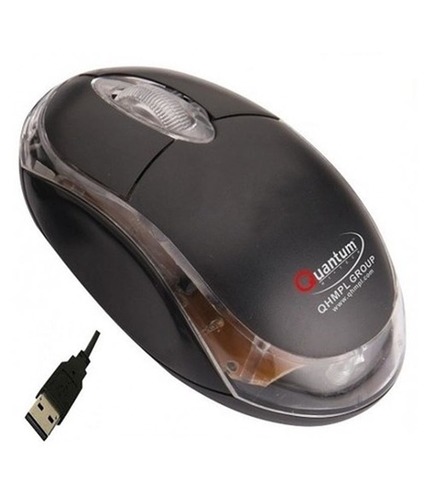 Quantum Qhm222 USB Mouse Black for CCTV Camera