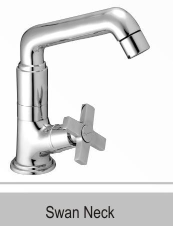 Swan Neck Water Tap - Brass, 150x100x80mm, Chrome Finish | Elegant Design, Easy Installation, Water Saving, Precise Control