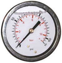 Pressure Glycerin Filled Gauge Accuracy: - +-1  %