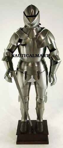 Medieval Knight Full Suit Of Armor Wearable Costume