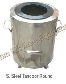 SS Round Tandoor - Stainless Steel, Induction Bottom, Weight Range 100-295 kg | 1 Year Warranty, High Durability