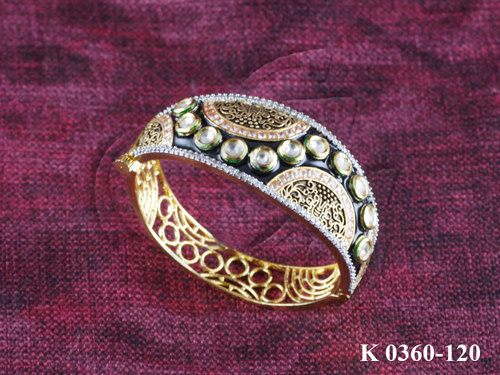 KADA - Gold Plated Diamond Accents 60-70mm, Elegant Polished Party Wear Gift