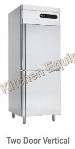 Metal Vertical Two Door Refrigerator