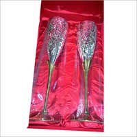 Silver Plated Wine Glass