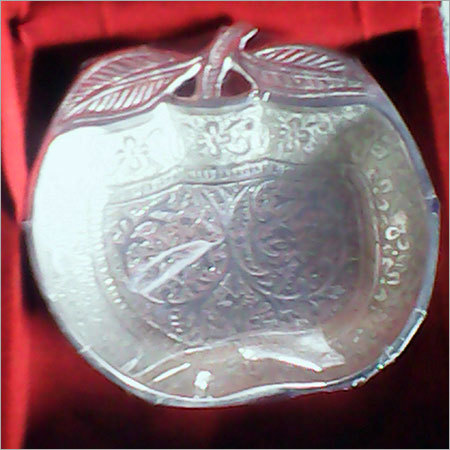 Silver Plated Apple Shaped Bowl