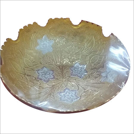 Decorative Silver Bowl - Brass, 10-15 Inch, Gold | Elegant Design, Etched Finish, Lustrous Shine, Easy Cleaning