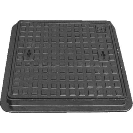 FRP Chamber Cover - Varied Sizes, Black, Textured Surface | High Strength, Corrosion Resistant, Abrasion Resistant, Lightweight, Custom Load Rating
